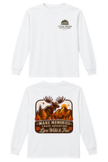 Long Sleeve Making Memories Moose White