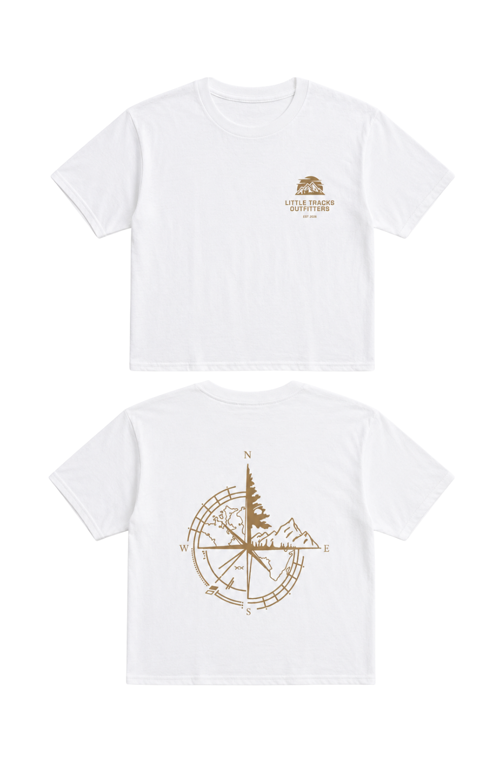 Kids Outdoor Graphic T-Shirt | Compass Adventure Design