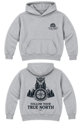 Kids Outdoor Fleece Hoodie | Follow Your True North
