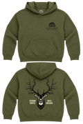 Kids Outdoor Fleece Hoodie | Strong Roots Wild Dreams